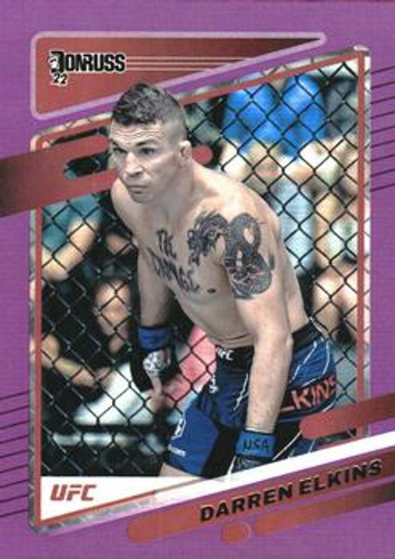 2022 Donruss UFC #167 Purple Flood