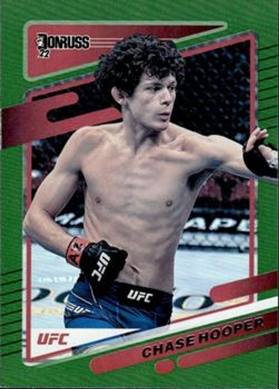 2022 Donruss UFC #186 Green Flood