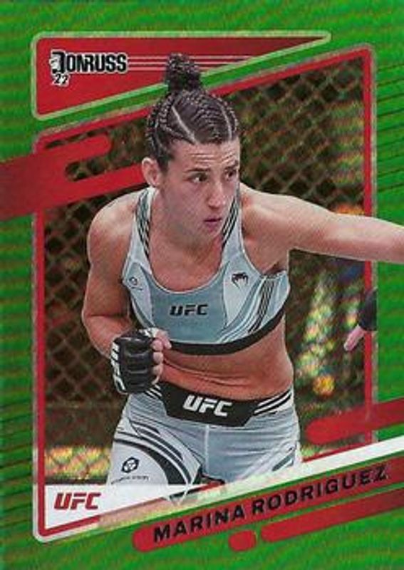 2022 Donruss UFC #64 Green Flood
