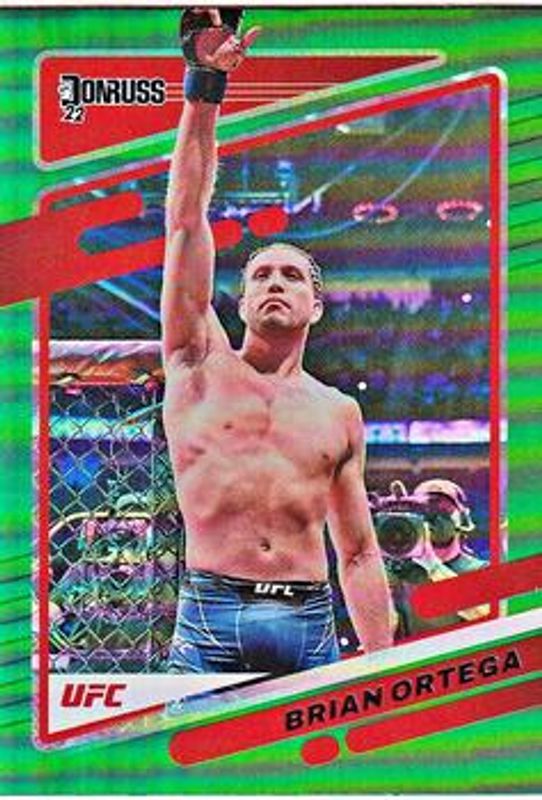 2022 Donruss UFC #45 Green Flood