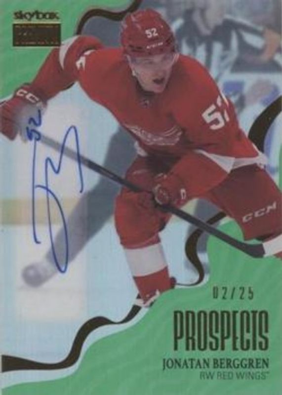 2022 Metal Universe #PP-28 Skybox Premium Prospects Autographs Star Emeralds /25