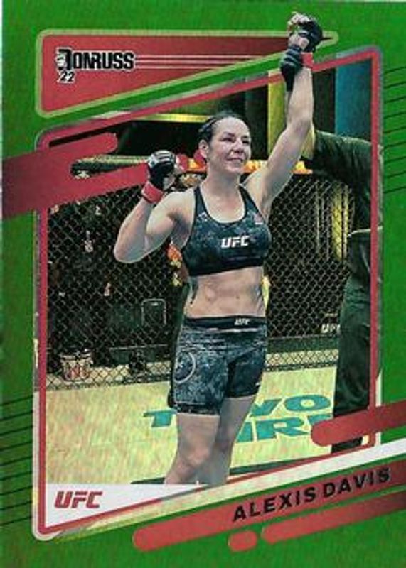 2022 Donruss UFC #124 Green Flood