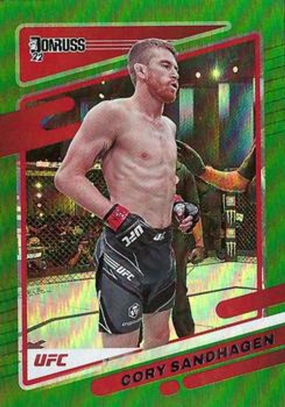 2022 Donruss UFC #37 Green Flood
