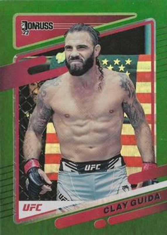 2022 Donruss UFC #111 Green Flood