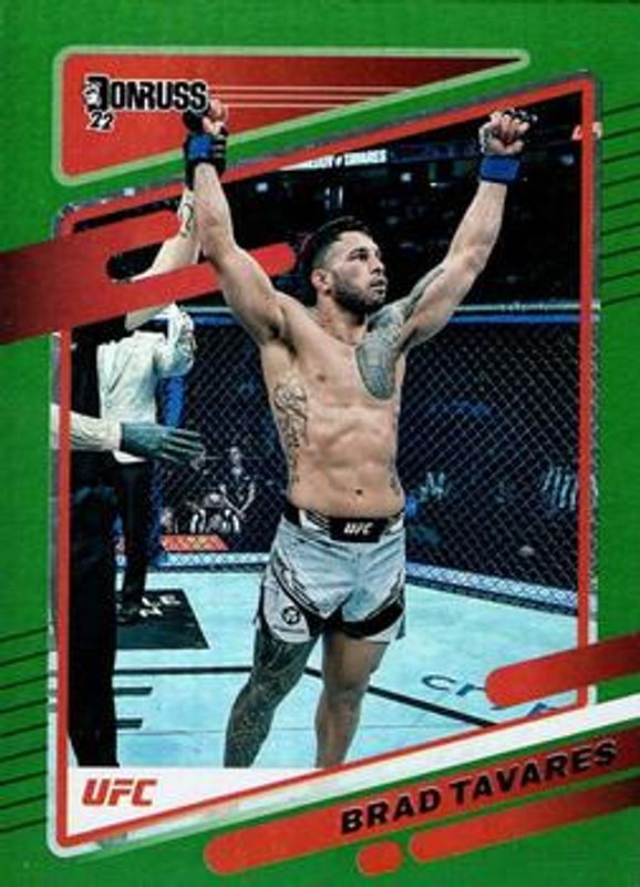 2022 Donruss UFC #117 Green Flood
