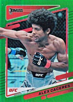 2022 Donruss UFC #121 Green Flood