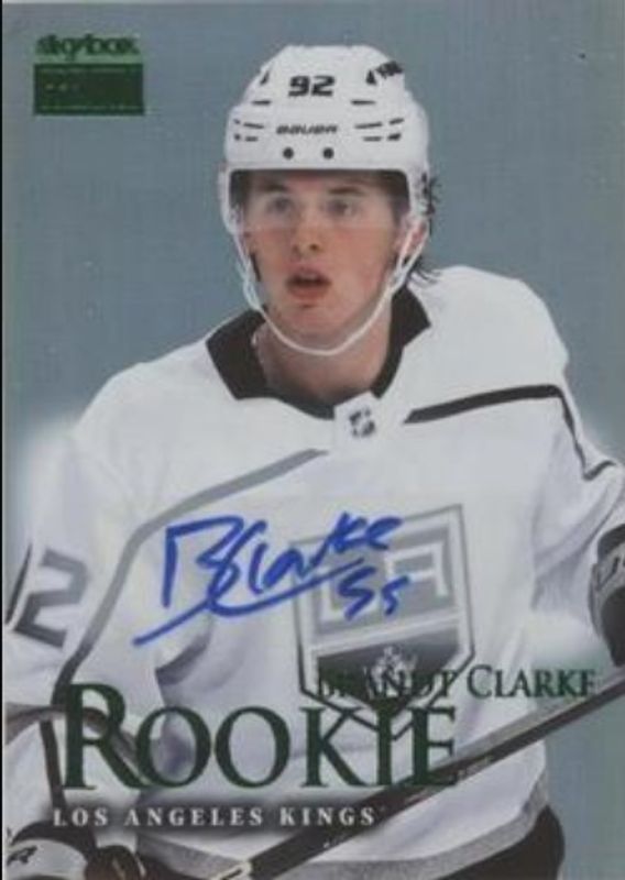 Brandt Clarke 2022 Metal Universe #SR-45 1998 SkyBox Premium Prospects Autographs Rookie RAW