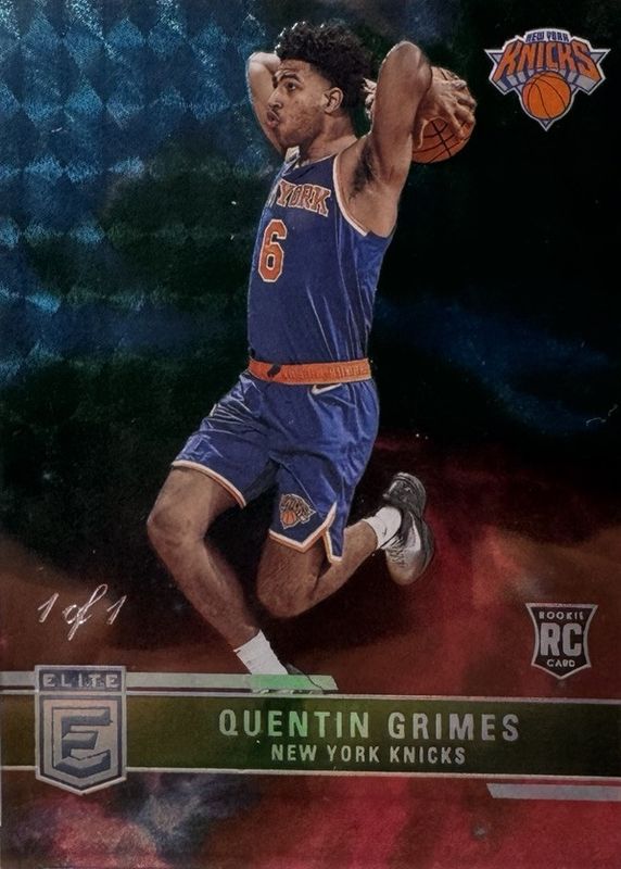 Quentin Grimes 2021 Elite #224 Elite /1 Rookie RAW