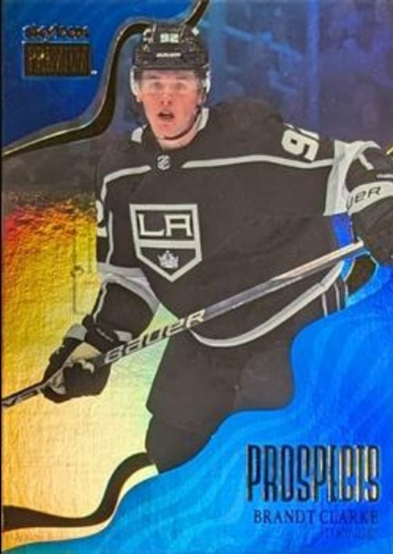 Brandt Clarke 2022 Metal Universe #PP-45 Skybox Premium Prospects Blue Rookie RAW