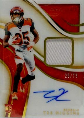 2020 Immaculate #ISP17 Immaculate Rookie Signature Patches (/75)
