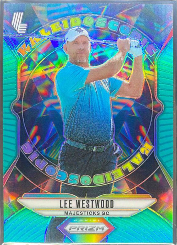Lee Westwood 2025 Prizm LIV #10 Kaleidoscopic - Teal /275 RAW