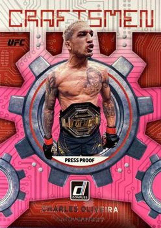 2022 Donruss UFC #16 Craftsmen Press Proof Pink
