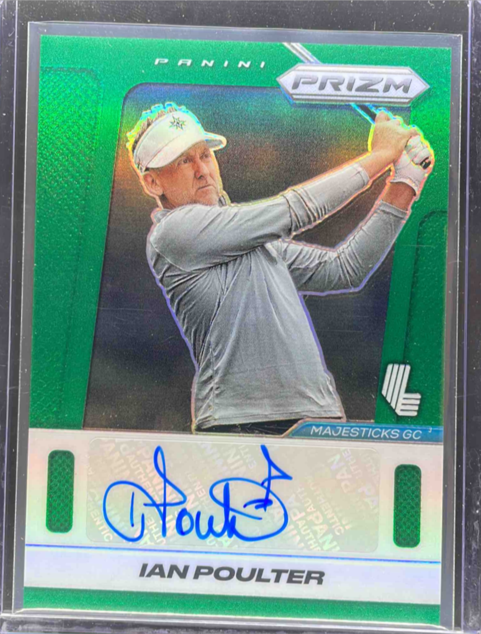 Ian Poulter 2025 Prizm LIV #TS-IP Throwback Signatures - Green /18 ...