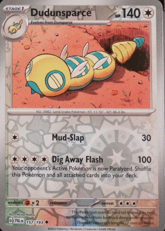 2023 Scarlet & Violet: Paldea Evolved #157/193 Reverse Holo