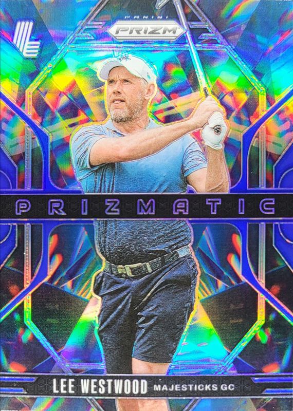 Lee Westwood 2025 Prizm LIV #10 Prizmatic - Blue /99 RAW