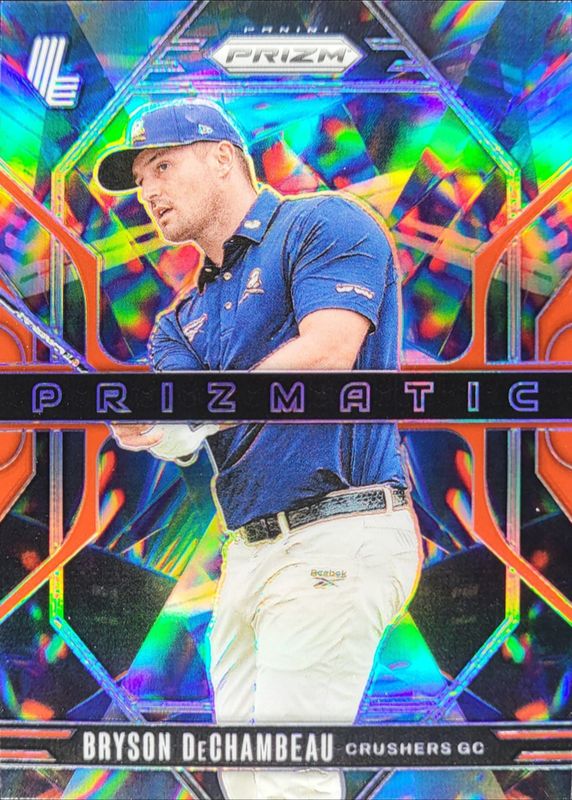 Bryson DeChambeau 2025 Prizm LIV #8 Prizmatic - Red /125 RAW