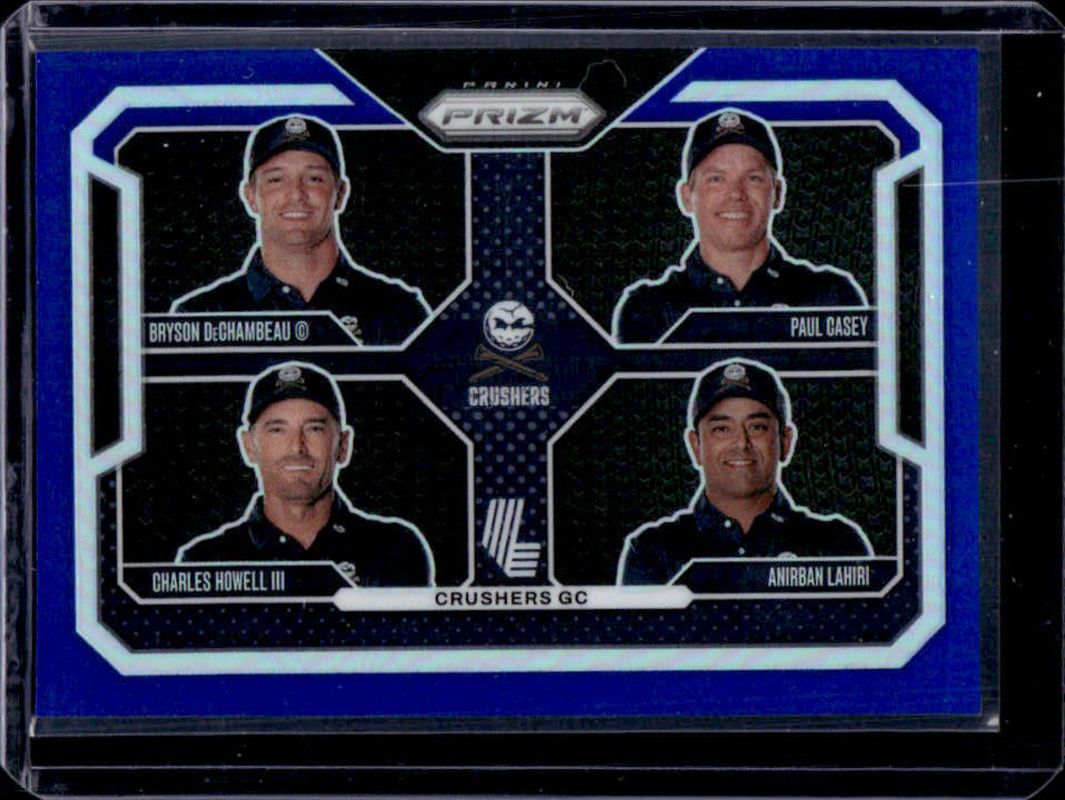 Anirban Lahiri / Bryson DeChambeau / Charles Howell III / Paul Casey 2025 Prizm LIV #57 Team Cards - Blue /99 RAW