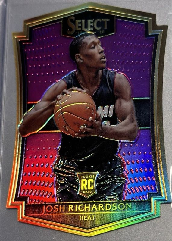 2015 Select #195 Premier Level Purple Die-Cut /99