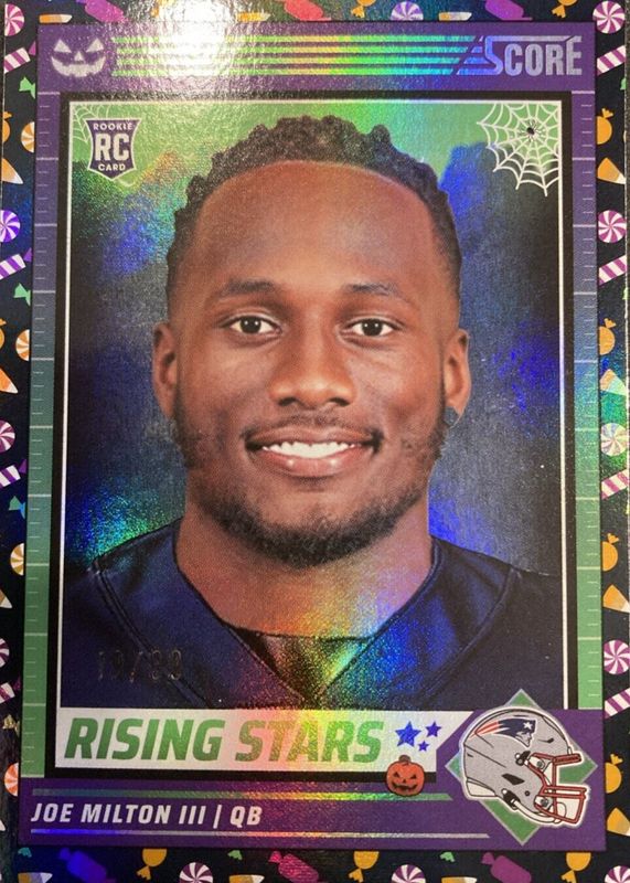 Joe Milton III 2024 Score-A-Treat #28 Rising Stars - Trick or Treat /99 Rookie RAW