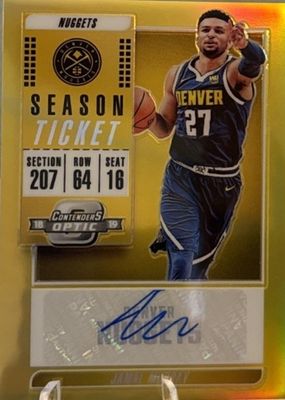 2018 Contenders Optic #VT-JMY Veteran Season Ticket Autographs - Gold /10