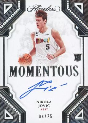 2022 Flawless #MA-NKJ Momentous Autographs /25