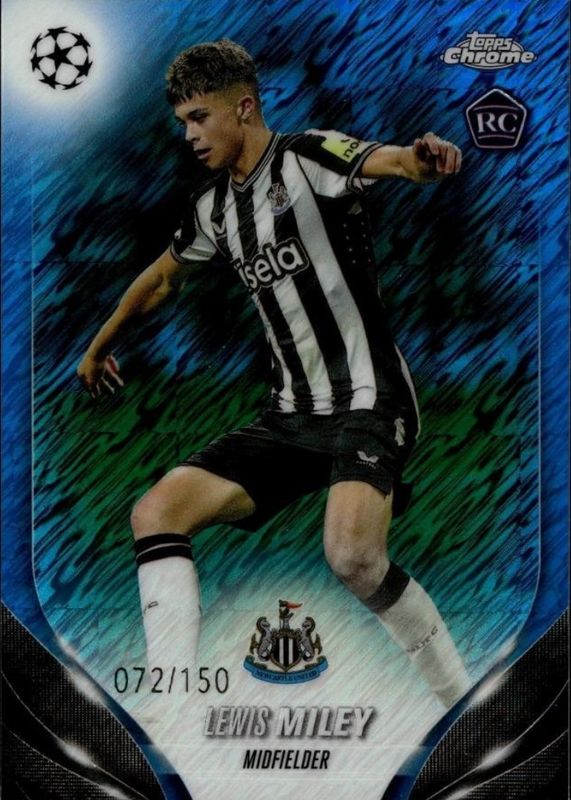 2023 Topps Chrome UEFA Club Competitions #31 Blue Shimmer Refractor /150