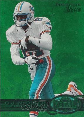 1997 Metal Universe #48 Precious Metal Gems Green /15