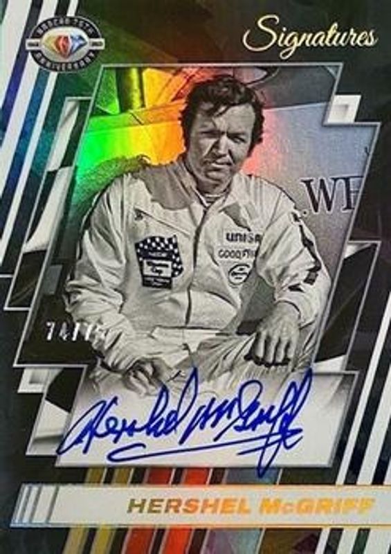 2023 Prizm NASCAR #75-HM NASCAR 75th Anniversary Signatures Holo /75