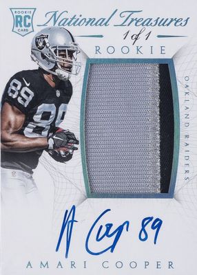 2015 National Treasures #126 Rookie Patch Auto - Blue /1