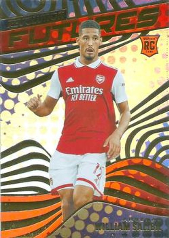 William Saliba 2022 Revolution Premier League #2 Futures Rookie RAW