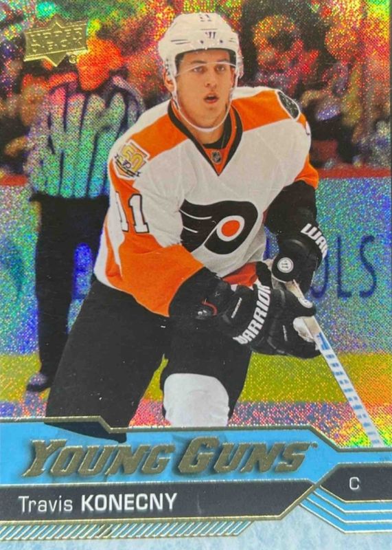 2016 Upper Deck #217 Young Guns - Gold Rainbow Foil