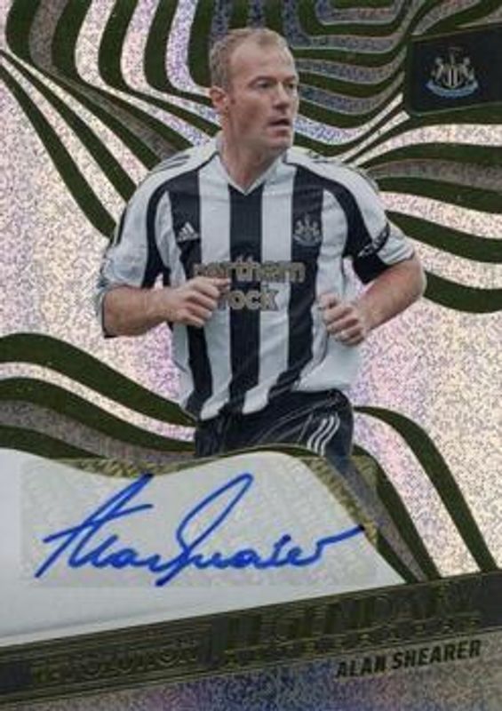 Alan Shearer 2022 Revolution Premier League #LA-AS Legendary Autographs RAW