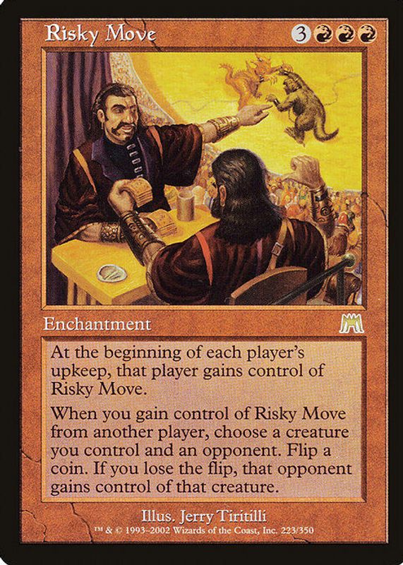 Risky Move 2002 Onslaught #223 Foil RAW TCG (LIGHTLY PLAYED)
