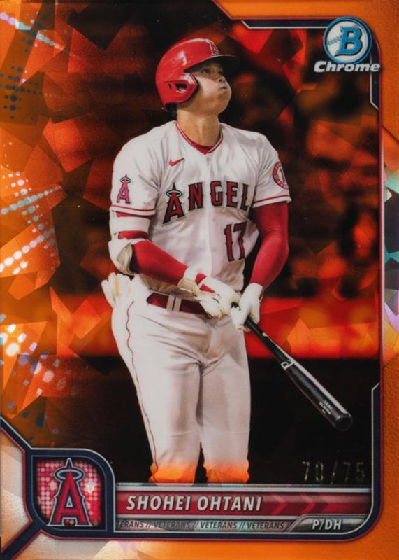 Shohei Ohtani 2022 Bowman Chrome Sapphire Edition #71 Orange /75