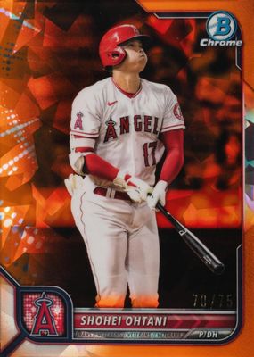 2022 Bowman Chrome Sapphire Edition #71 Orange /75