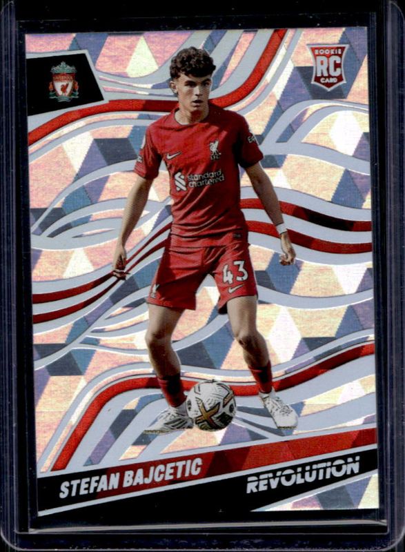 Stefan Bajcetic 2022 Revolution Premier League #279 Cubic /5 Rookie RAW