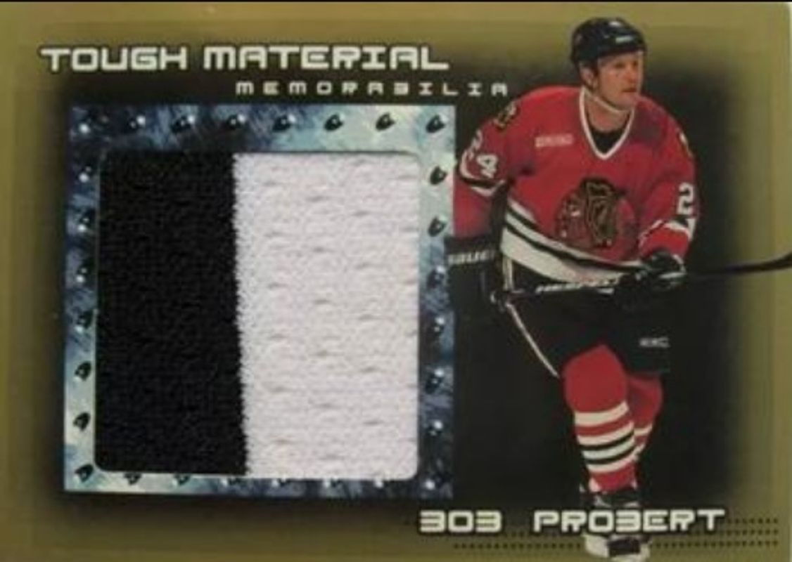 2000 In The Game Be a Player Memorabilia #T-01 Rookie &amp; Traded Update Tough Material Memorabilia Gold /1