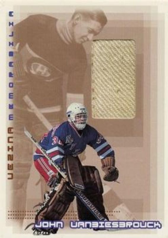 2000 In The Game Be a Player Memorabilia #V-14 Georges Vezina