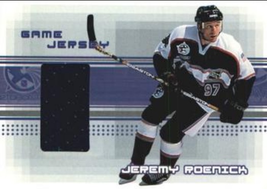 Jeremy Roenick 2000 In The Game Be a Player Memorabilia #J-1 Game ...