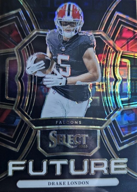 Drake London 2023 Select #FUT-DLO Select Future - Black /1 RAW