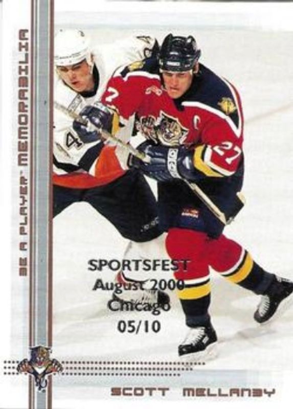 Scott Mellanby 2000 In The Game Be a Player Memorabilia #2 Chicago Sportsfest Copper /10 RAW