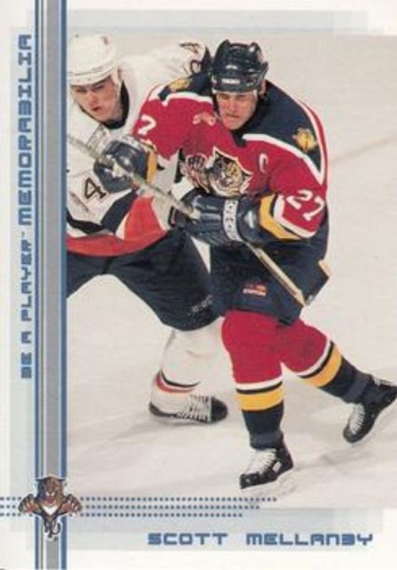 Scott Mellanby 2000 In The Game Be a Player Memorabilia #2 Sapphire /100 RAW