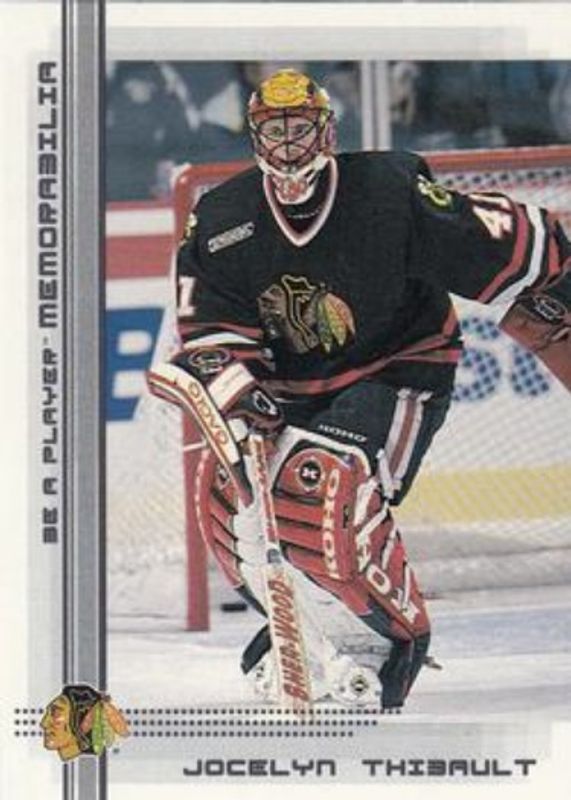 Jocelyn Thibault 2000 In The Game Be a Player Memorabilia #189 Base RAW
