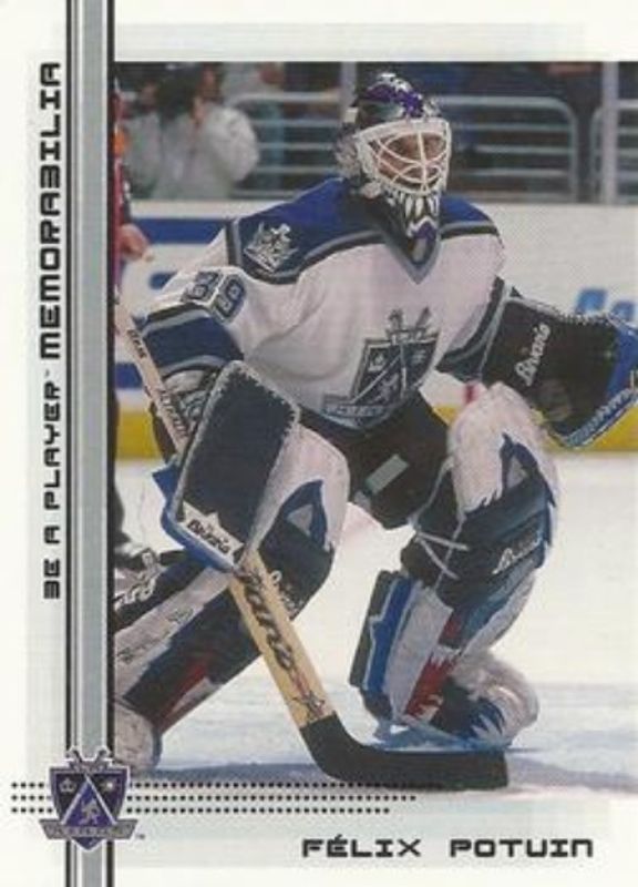 Felix Potvin 2000 In The Game Be a Player Memorabilia #503 Base RAW