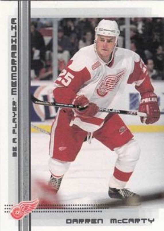 Darren McCarty 2000 In The Game Be a Player Memorabilia #275 Base RAW
