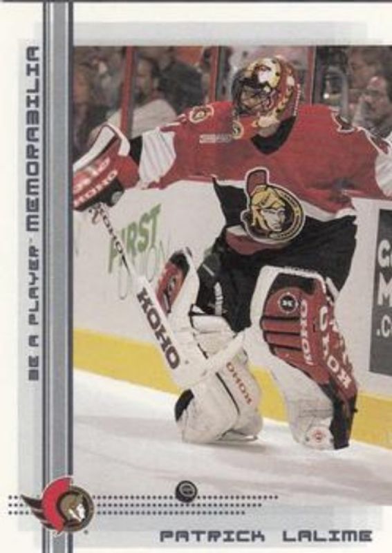 Patrick Lalime 2000 In The Game Be a Player Memorabilia #273 Base RAW