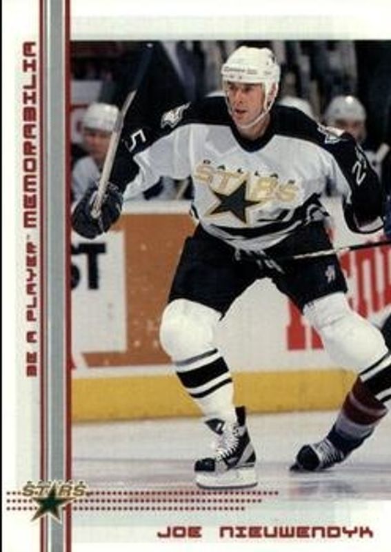 Joe Nieuwendyk 2000 In The Game Be a Player Memorabilia #149 Ruby /200 RAW