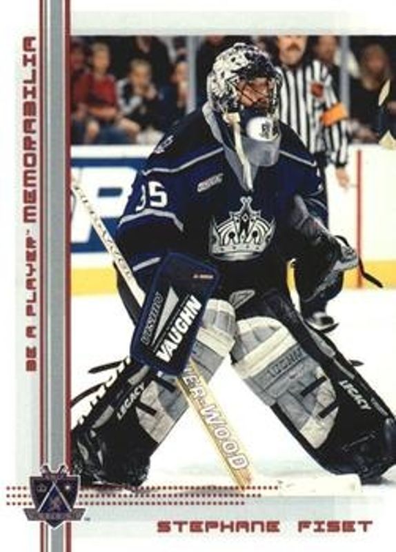 Stephane Fiset 2000 In The Game Be a Player Memorabilia #159 Ruby /200 RAW