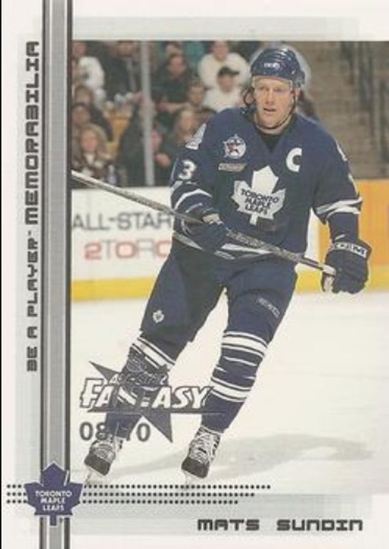2000 In The Game Be a Player Memorabilia #296 NHL All Star Fantasy Black /10