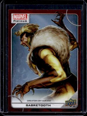 2023 Upper Deck Marvel Platinum #23-V Creator Art Variant - Red Rainbow